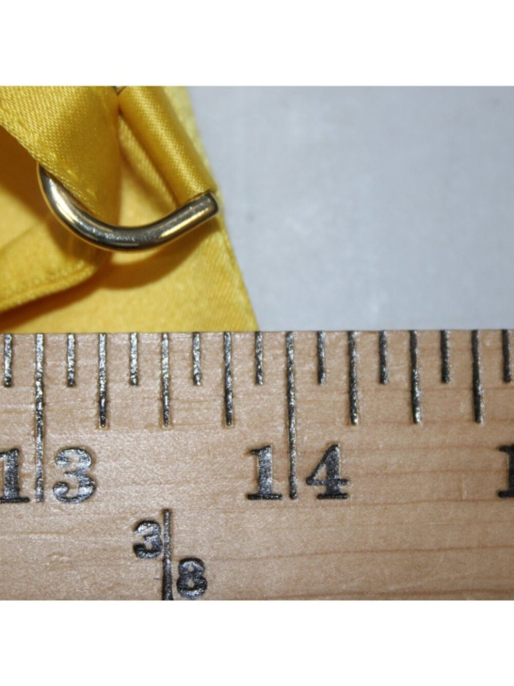 Cache Dress Sz 4 Yellow Faux Pockets Lace Up Side Poly Cotton Spandex Dress - Picture 10 of 10